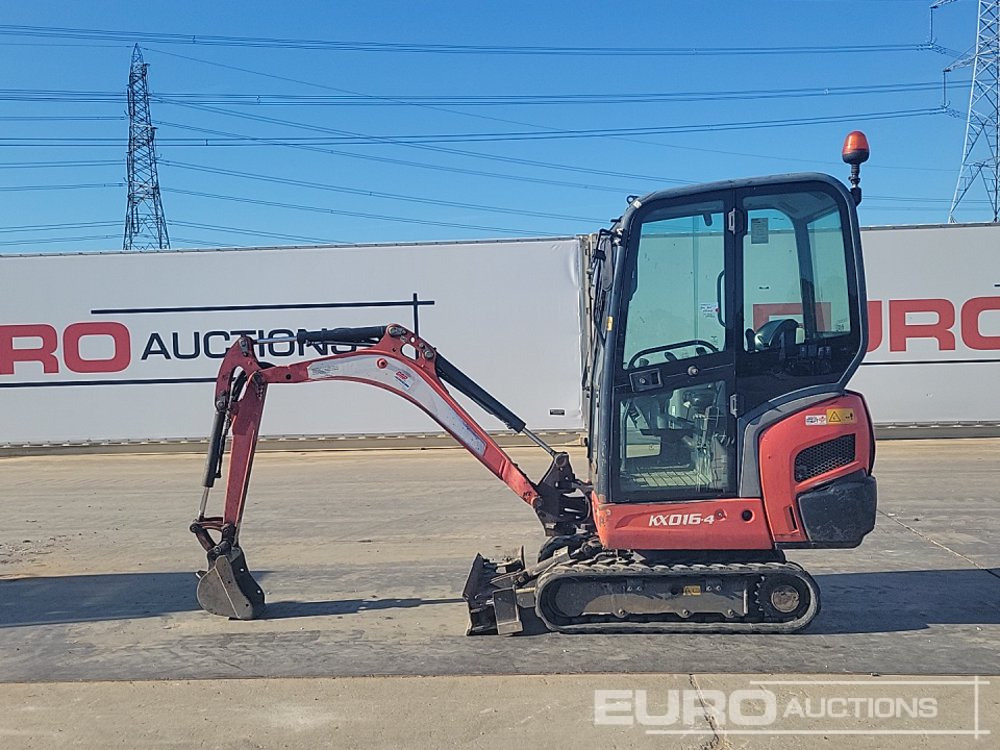 2016 Kubota KX016-4 - Máy xúc mini: hình 2 2016 Kubota KX016-4 - Máy xúc mini: hình 2