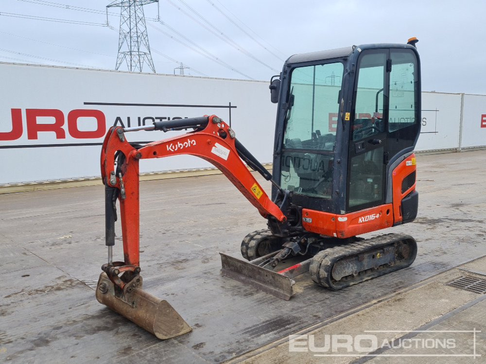 2016 Kubota KX016-4 - Máy xúc mini: hình 1 2016 Kubota KX016-4 - Máy xúc mini: hình 1