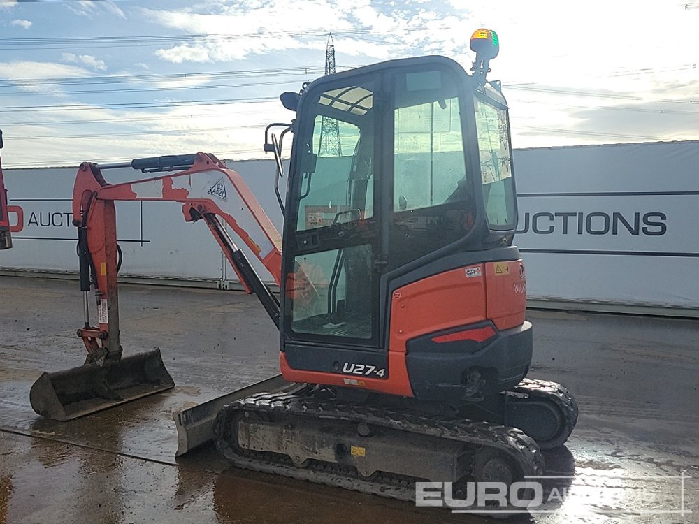 2016 Kubota U27-4 - Máy xúc mini: hình 3 2016 Kubota U27-4 - Máy xúc mini: hình 3