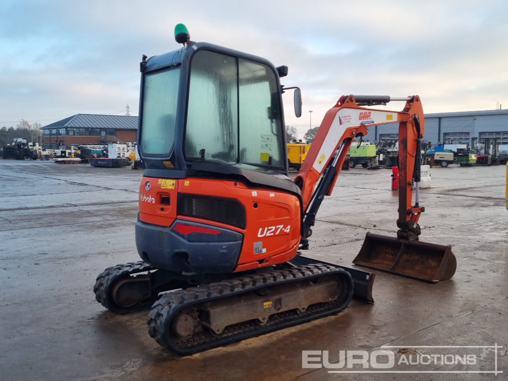 2016 Kubota U27-4 - Máy xúc mini: hình 5 2016 Kubota U27-4 - Máy xúc mini: hình 5