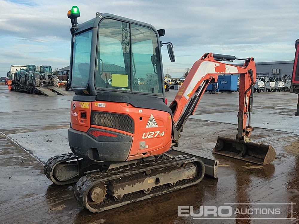 2016 Kubota U27-4 - Máy xúc mini: hình 5 2016 Kubota U27-4 - Máy xúc mini: hình 5