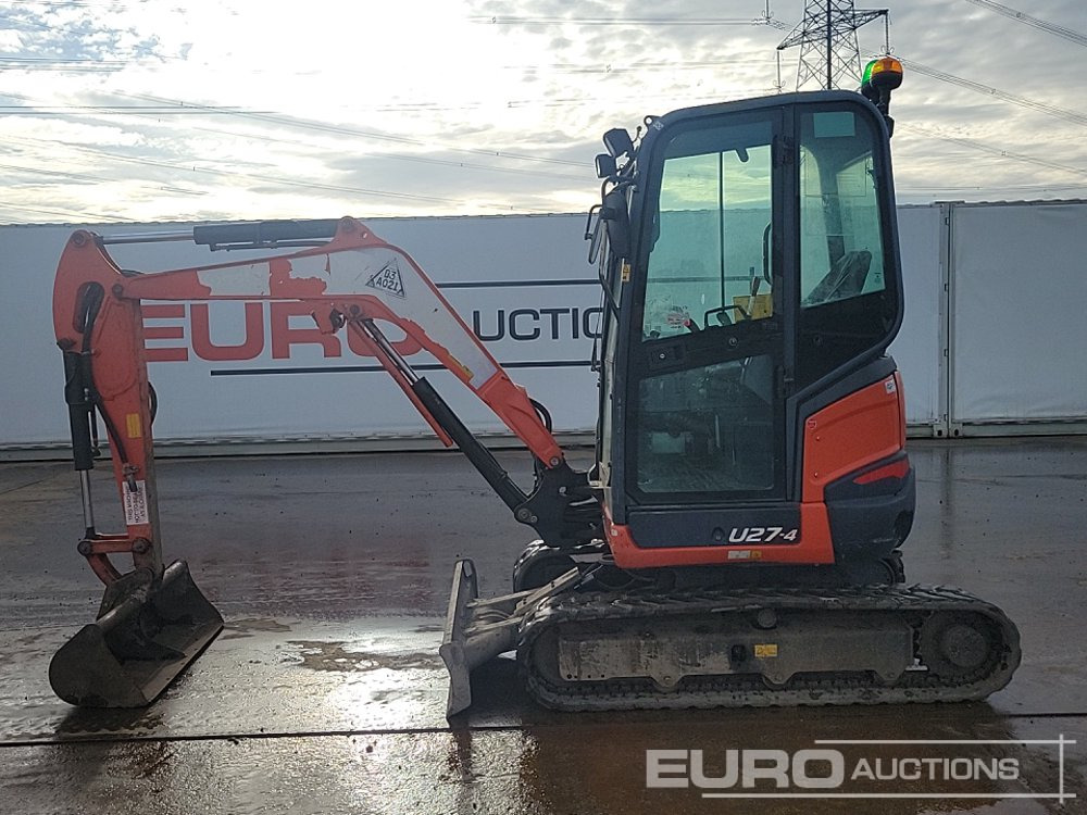 2016 Kubota U27-4 - Máy xúc mini: hình 2 2016 Kubota U27-4 - Máy xúc mini: hình 2