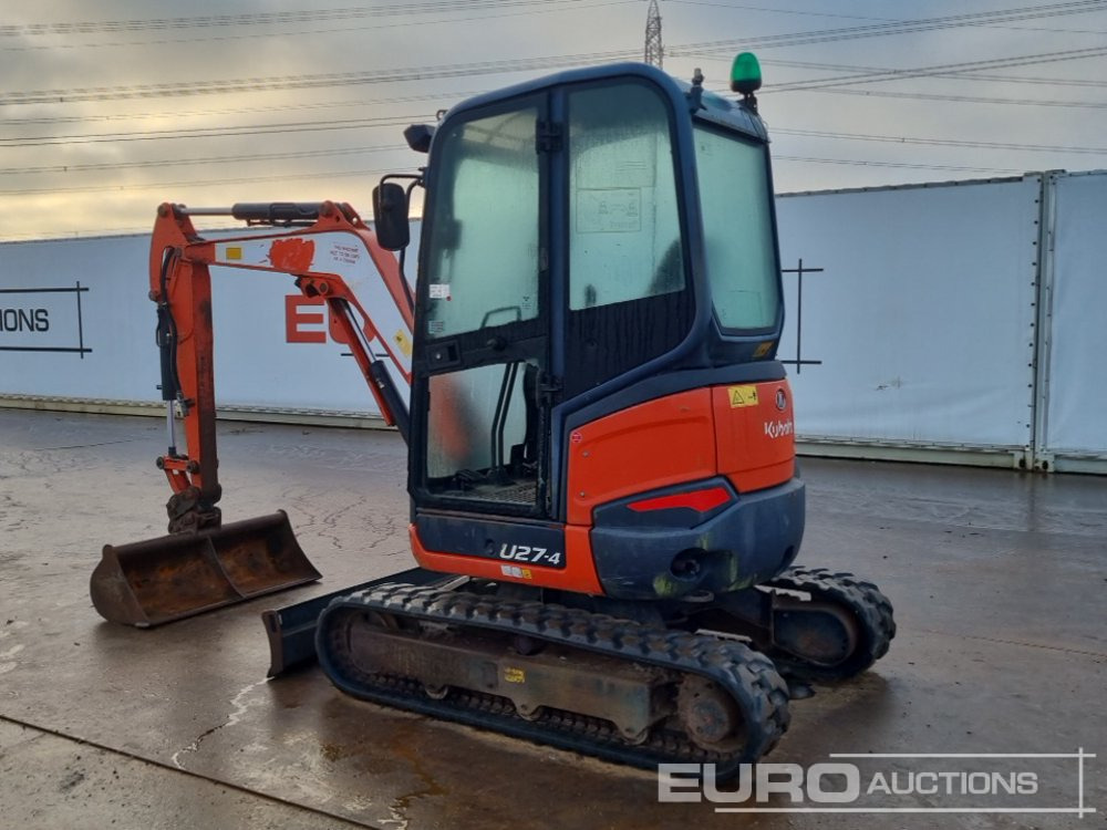2016 Kubota U27-4 - Máy xúc mini: hình 3 2016 Kubota U27-4 - Máy xúc mini: hình 3