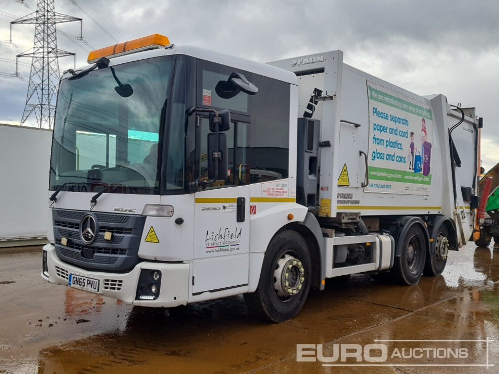 2016 Mercedes Econic 2630 - Xe tải chở rác: hình 1 2016 Mercedes Econic 2630 - Xe tải chở rác: hình 1
