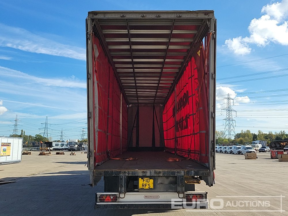 2016 Montracon Tri Axle Curtainsider Trailer - Sơ mi rơ moóc mui bạt: hình 4 2016 Montracon Tri Axle Curtainsider Trailer - Sơ mi rơ moóc mui bạt: hình 4