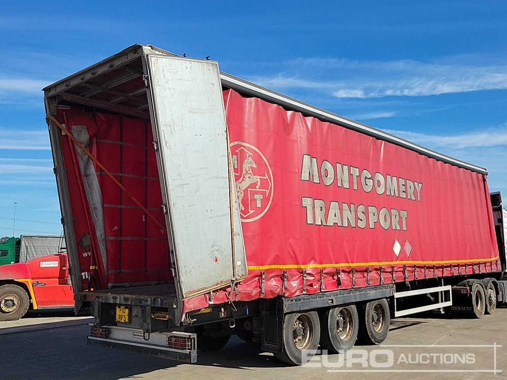 2016 Montracon Tri Axle Curtainsider Trailer - Sơ mi rơ moóc mui bạt: hình 5 2016 Montracon Tri Axle Curtainsider Trailer - Sơ mi rơ moóc mui bạt: hình 5