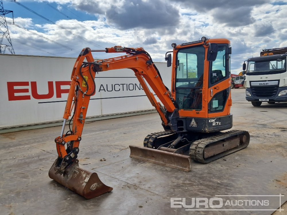 2017 Doosan DX27Z - Máy xúc mini: hình 1 2017 Doosan DX27Z - Máy xúc mini: hình 1