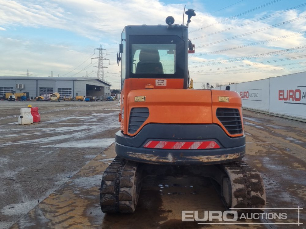 2017 Doosan DX62R-3 - Máy xúc mini: hình 4 2017 Doosan DX62R-3 - Máy xúc mini: hình 4