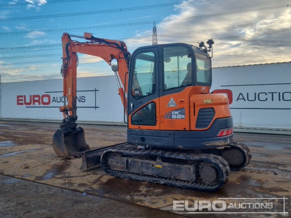 2017 Doosan DX62R-3 - Máy xúc mini: hình 3 2017 Doosan DX62R-3 - Máy xúc mini: hình 3