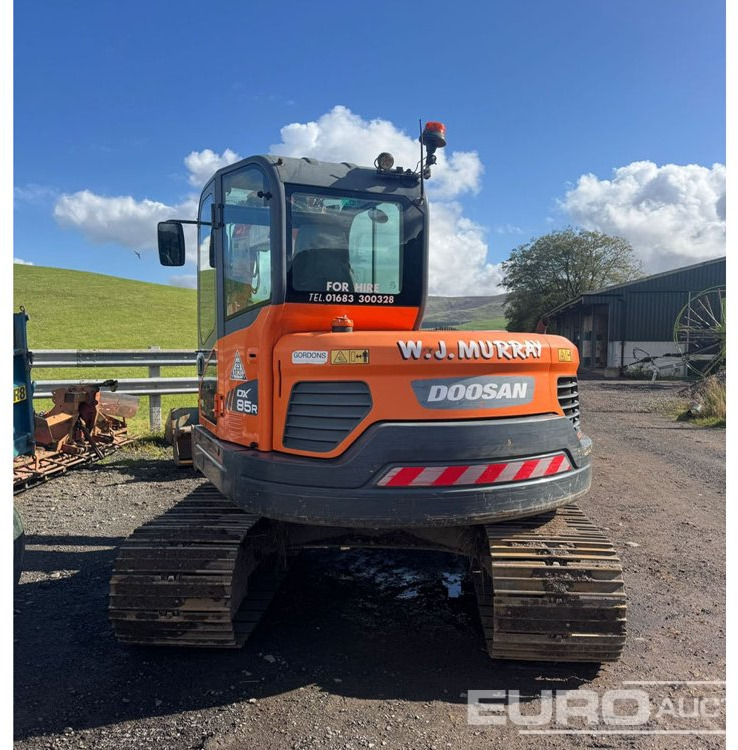 2017 Doosan DX85R-3 - Máy xúc mini: hình 3 2017 Doosan DX85R-3 - Máy xúc mini: hình 3