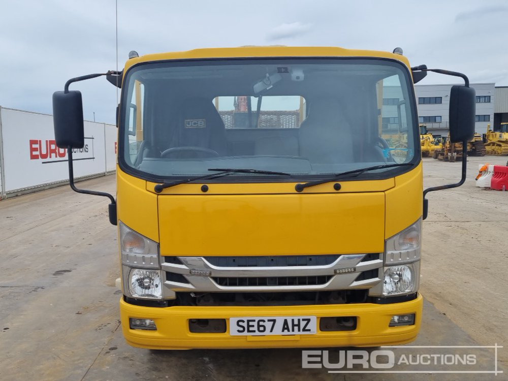 Xe tải thùng lửng/ Phẳng để vận chuyển máy móc nặng 2017 Isuzu N75.190: hình 8