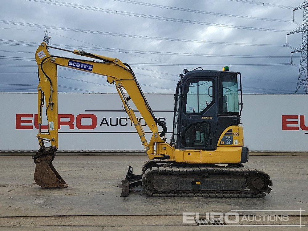 2017 Komatsu PC55MR-3 - Máy xúc mini: hình 2 2017 Komatsu PC55MR-3 - Máy xúc mini: hình 2
