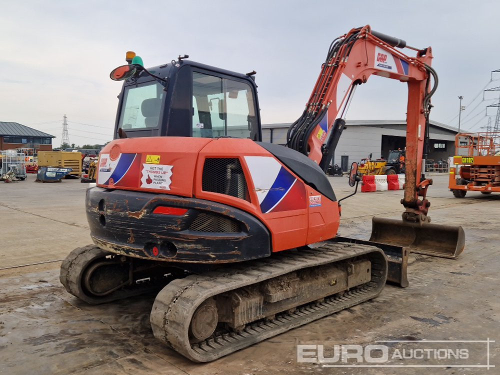 2017 Kubota KX080-4A - Máy xúc mini: hình 5 2017 Kubota KX080-4A - Máy xúc mini: hình 5