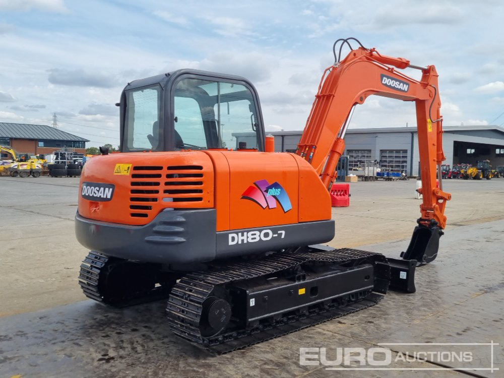 2018 Doosan DS80-7C - Máy xúc mini: hình 5 2018 Doosan DS80-7C - Máy xúc mini: hình 5