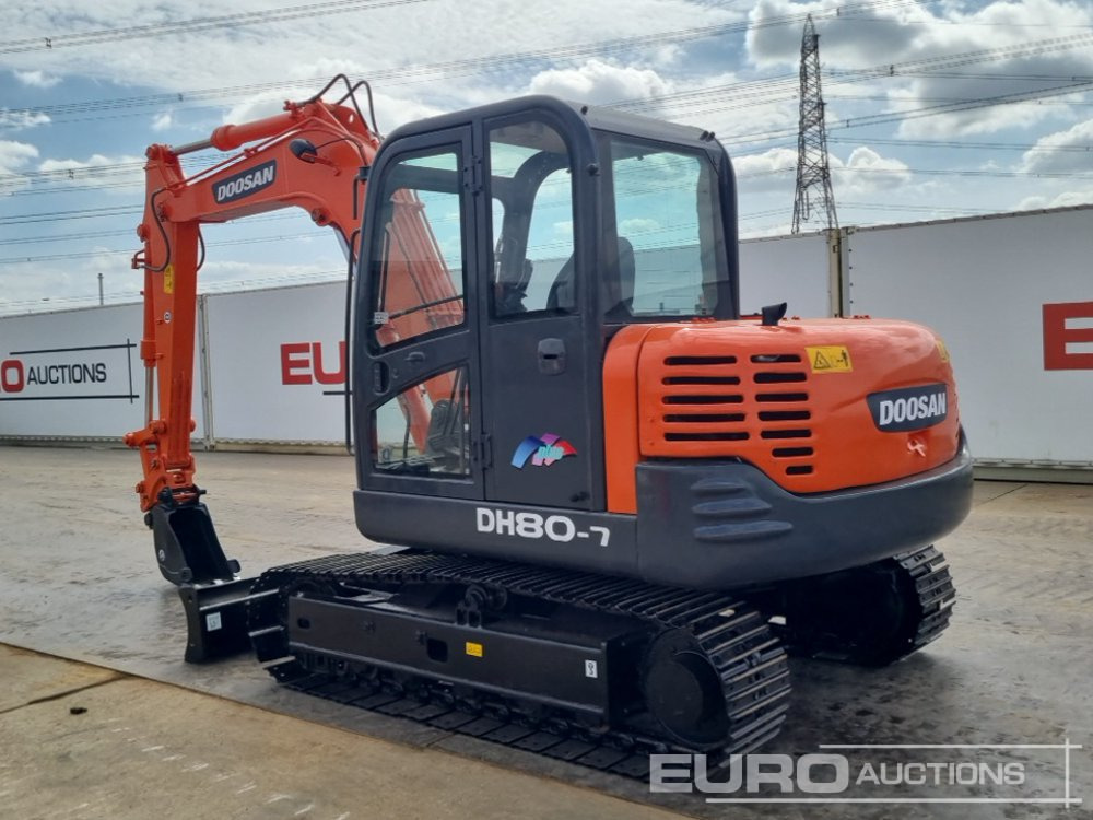 2018 Doosan DS80-7C - Máy xúc mini: hình 3 2018 Doosan DS80-7C - Máy xúc mini: hình 3