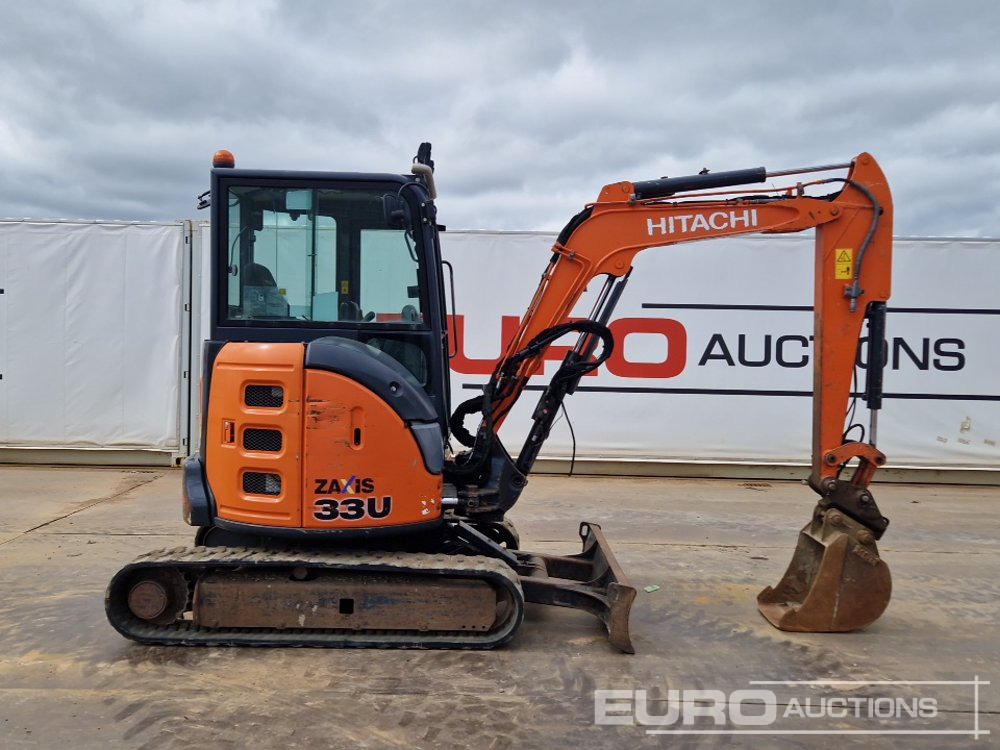 Máy xúc mini 2018 Hitachi ZX33U-5A CLR: hình 6