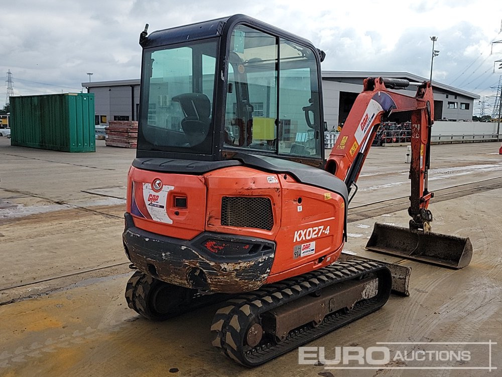 2018 Kubota KX027-4 - Máy xúc mini: hình 5 2018 Kubota KX027-4 - Máy xúc mini: hình 5