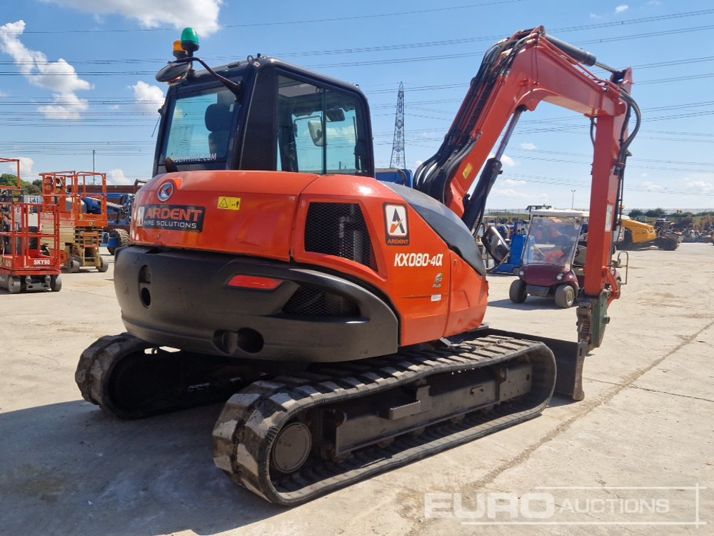 2018 Kubota KX080-4A - Máy xúc mini: hình 5 2018 Kubota KX080-4A - Máy xúc mini: hình 5