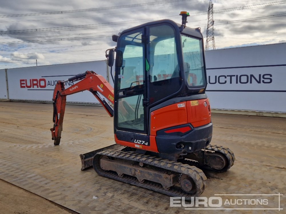 2018 Kubota U27-4 - Máy xúc mini: hình 3 2018 Kubota U27-4 - Máy xúc mini: hình 3
