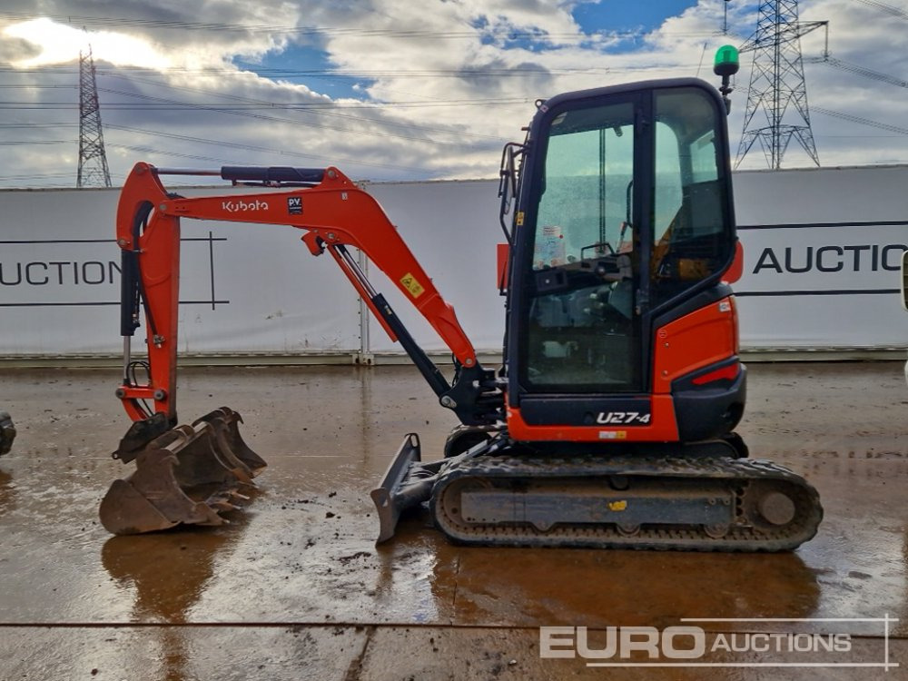 2018 Kubota U27-4 - Máy xúc mini: hình 2 2018 Kubota U27-4 - Máy xúc mini: hình 2