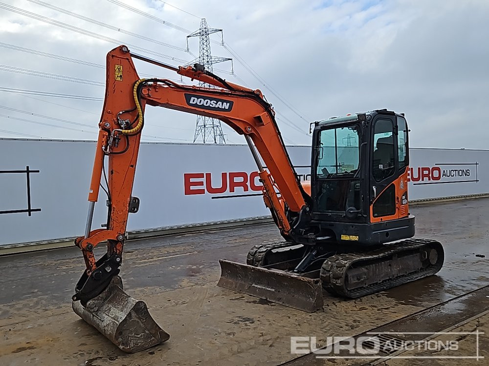 2019 Doosan DX62R-3 - Máy xúc mini: hình 1 2019 Doosan DX62R-3 - Máy xúc mini: hình 1