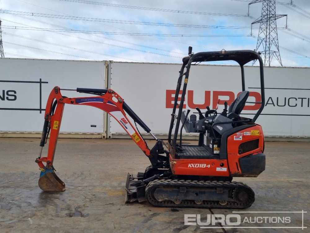 2019 Kubota KX018-4 - Máy xúc mini: hình 2 2019 Kubota KX018-4 - Máy xúc mini: hình 2