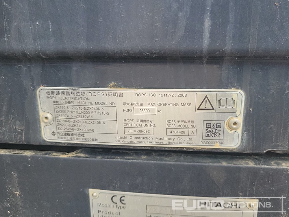 Máy xúc bánh xích 2020 Hitachi ZX210LC-6: hình 49