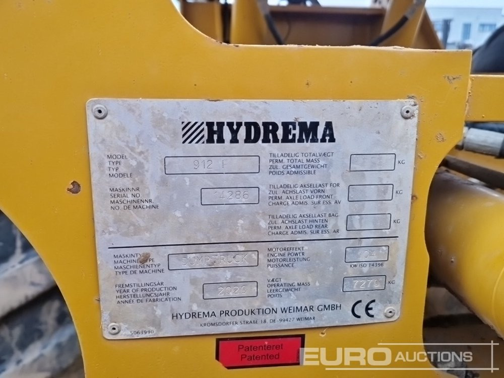 Xe ben đổ có khớp nối 2020 Hydrema 912F: hình 41