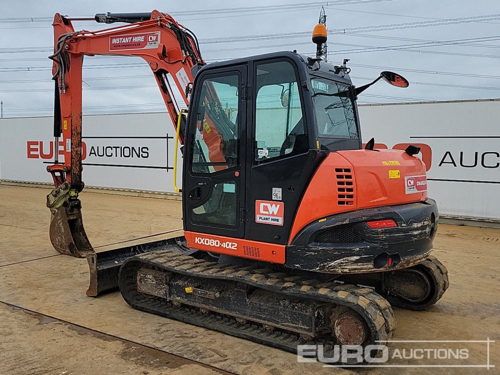 2020 Kubota KX080-4A2 - Máy xúc mini: hình 3 2020 Kubota KX080-4A2 - Máy xúc mini: hình 3