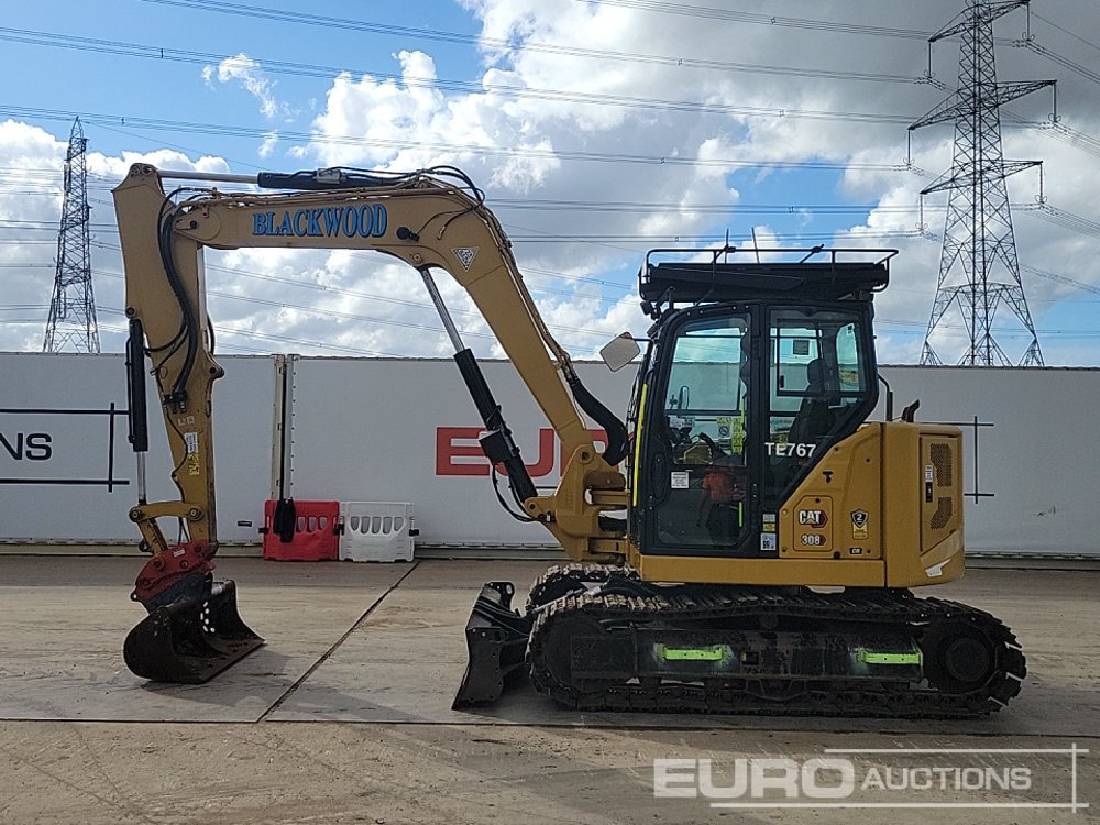 2021 CAT 308CR - Máy xúc mini: hình 2 2021 CAT 308CR - Máy xúc mini: hình 2