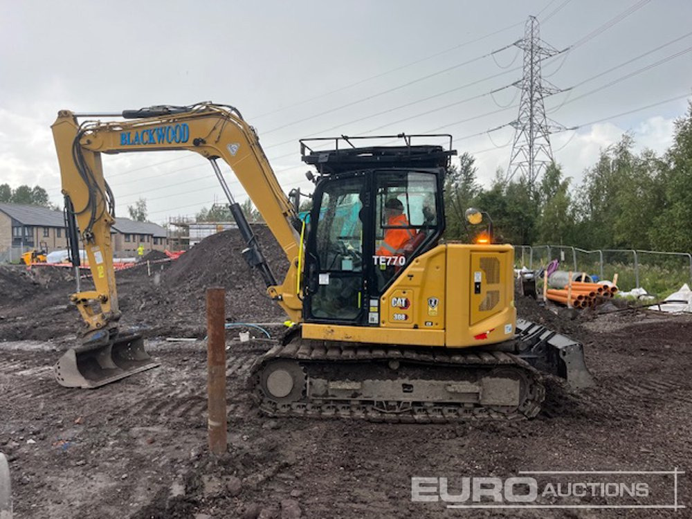 2021 CAT 308CR - Máy xúc mini: hình 2 2021 CAT 308CR - Máy xúc mini: hình 2