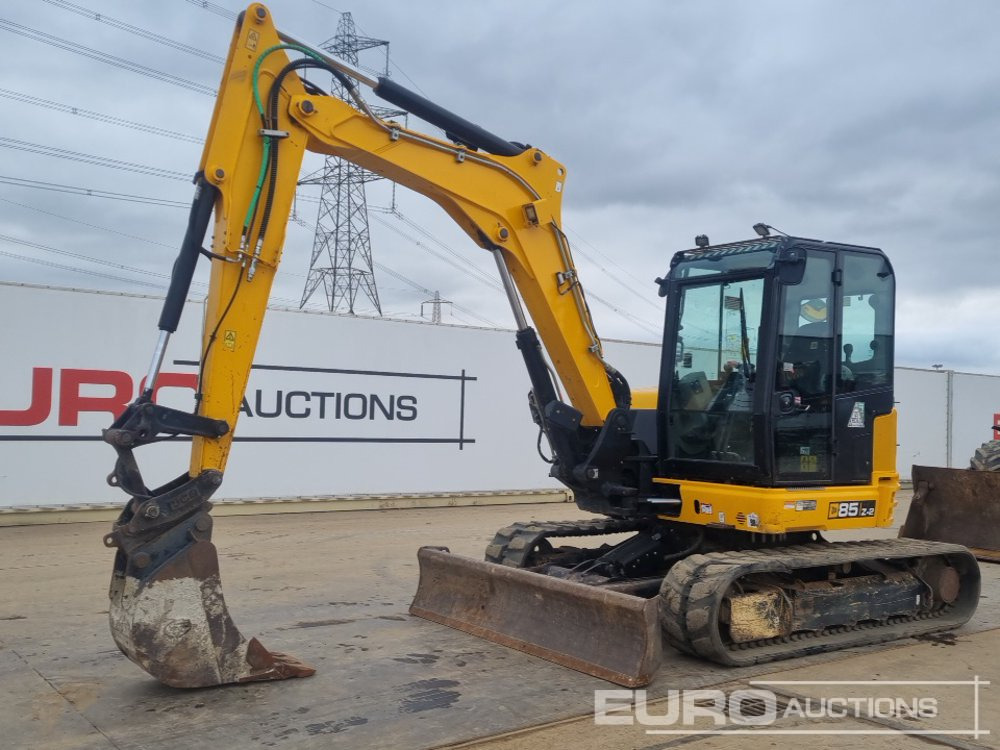 2021 JCB 85Z-2 - Máy xúc mini: hình 1 2021 JCB 85Z-2 - Máy xúc mini: hình 1