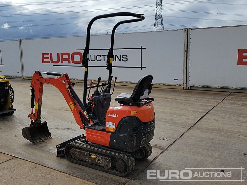 2021 Kubota K008-3 - Máy xúc mini: hình 3 2021 Kubota K008-3 - Máy xúc mini: hình 3