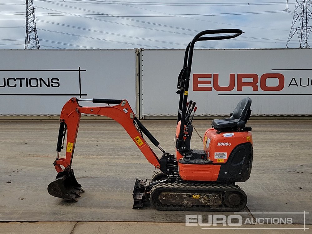 2021 Kubota K008-3 - Máy xúc mini: hình 2 2021 Kubota K008-3 - Máy xúc mini: hình 2