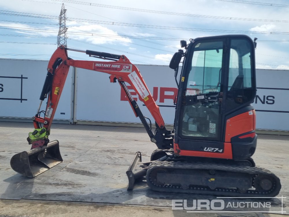 2021 Kubota U27-4 - Máy xúc mini: hình 2 2021 Kubota U27-4 - Máy xúc mini: hình 2