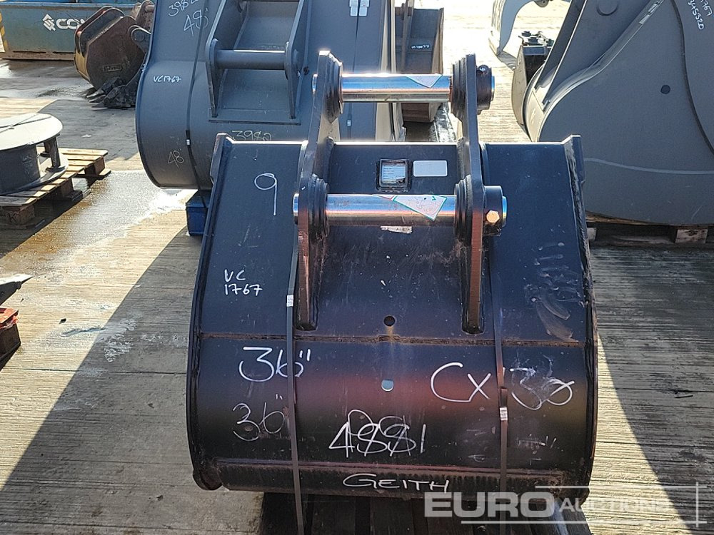 2022 Geith 36 " Digging Bucket 65mm Pin to suit 13 Ton Excavator - Gầu: hình 4 2022 Geith 36 " Digging Bucket 65mm Pin to suit 13 Ton Excavator - Gầu: hình 4