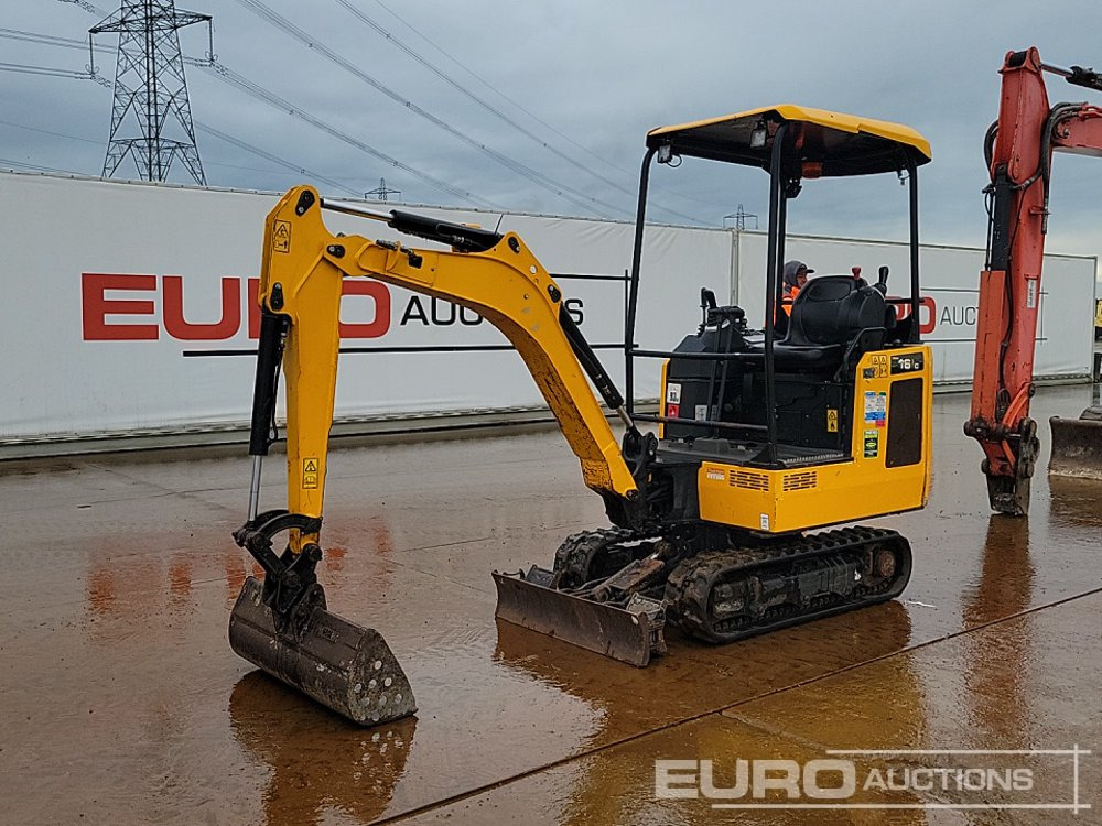 2022 JCB 16C-1 T3 - Máy xúc mini: hình 1 2022 JCB 16C-1 T3 - Máy xúc mini: hình 1