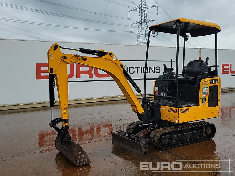 2022 JCB 16C-1 T3 - Máy xúc mini: hình 1 2022 JCB 16C-1 T3 - Máy xúc mini: hình 1