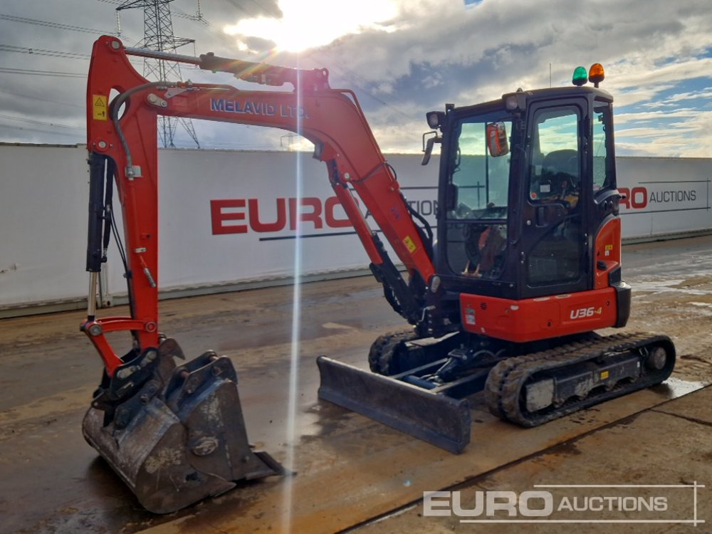 2022 Kubota U36-4 - Máy xúc mini: hình 1 2022 Kubota U36-4 - Máy xúc mini: hình 1