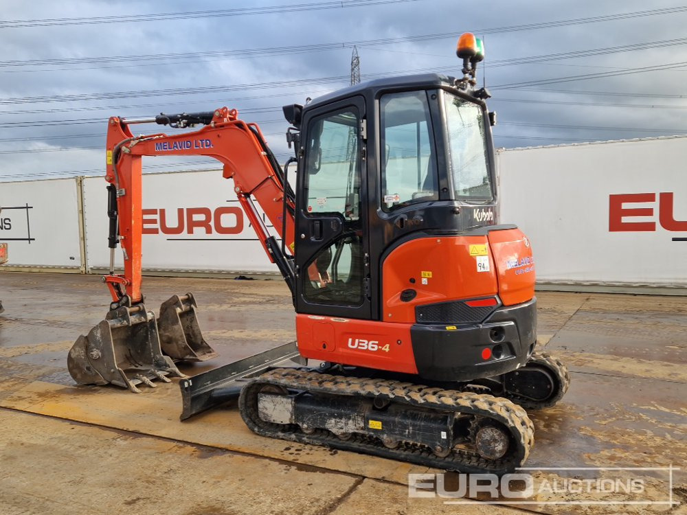 2022 Kubota U36-4 - Máy xúc mini: hình 3 2022 Kubota U36-4 - Máy xúc mini: hình 3