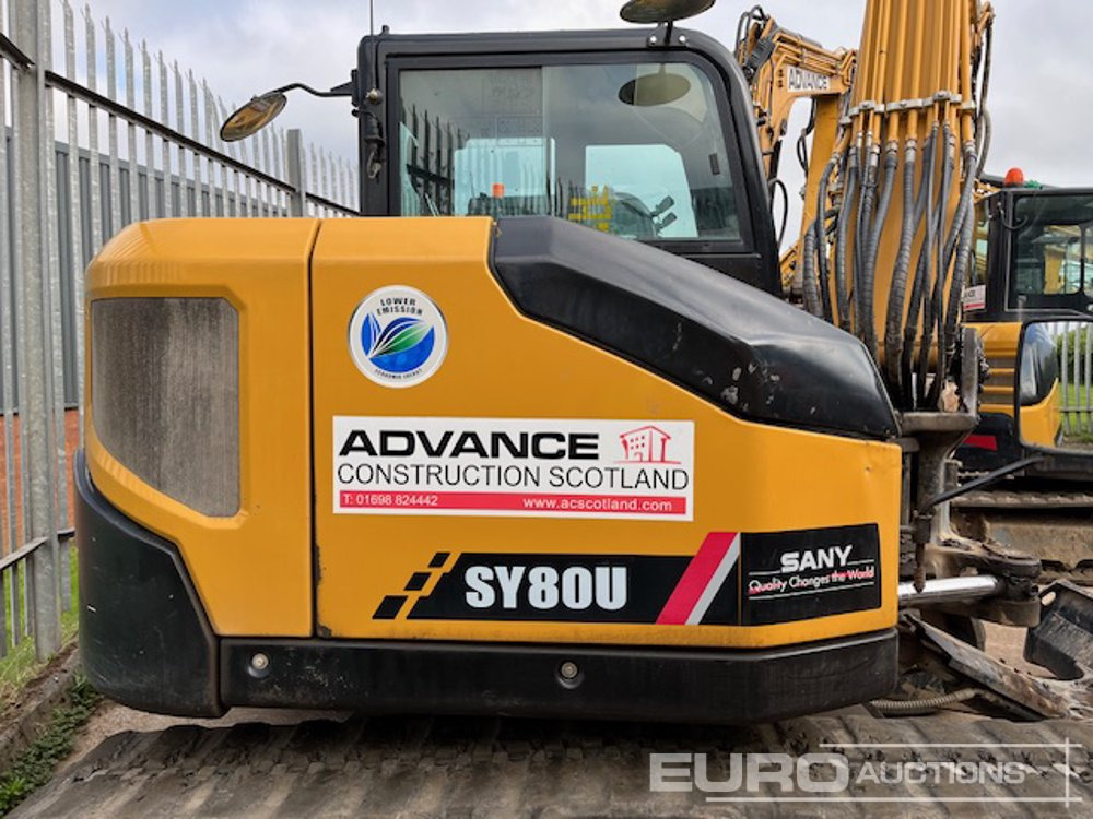 2022 Sany SY80U - Máy xúc mini: hình 3 2022 Sany SY80U - Máy xúc mini: hình 3