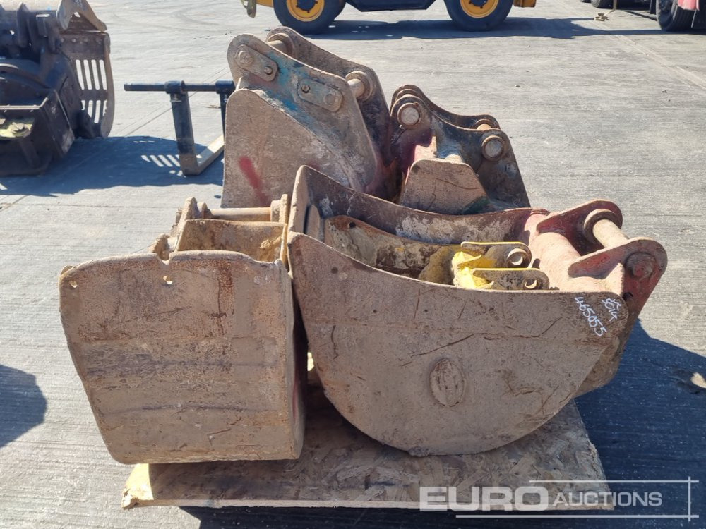 36", 24", 24", 18", 16", 12" Digging Bucket 30-60mm Pin to suit Mini-12 Ton Excavator - Gầu: hình 2 36", 24", 24", 18", 16", 12" Digging Bucket 30-60mm Pin to suit Mini-12 Ton Excavator - Gầu: hình 2
