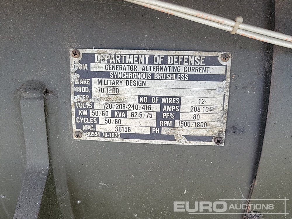 Bộ phát điện 75kVA Generator, 6 Cylinder Engine: hình 13