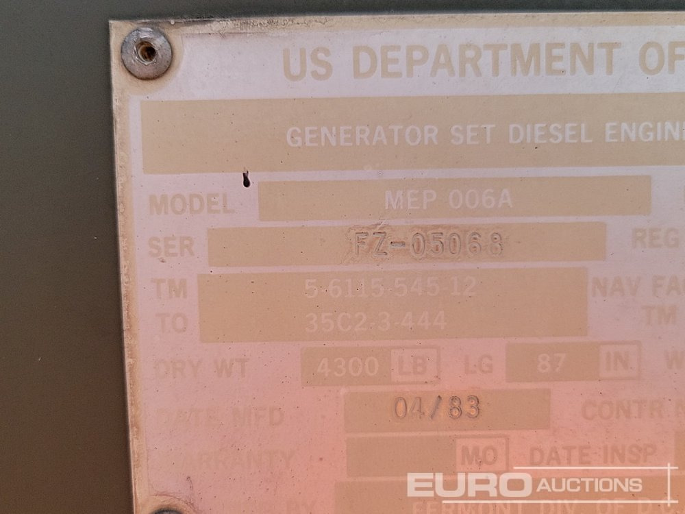 Bộ phát điện 75kVA Generator, 6 Cylinder Engine: hình 38