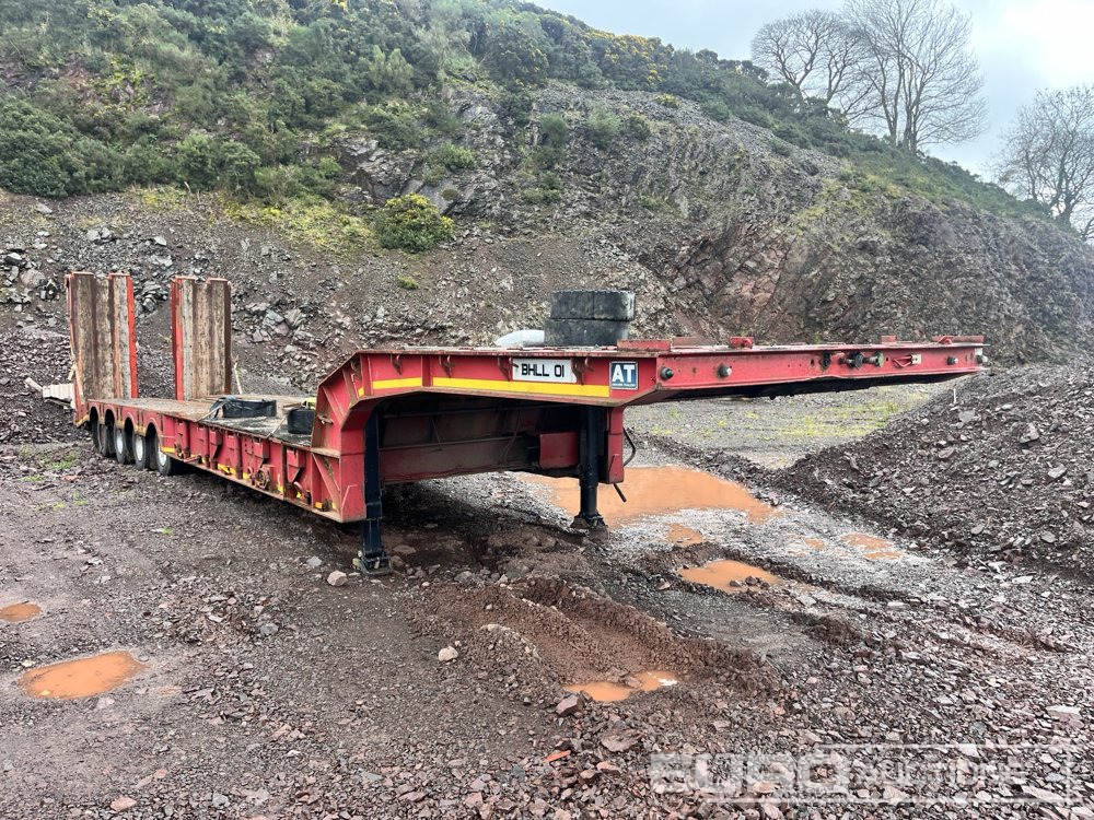 Andover 4 Axle Extendable Low Loader Trailer, Twin Rear Steer, Hydraulic Flip Toe Ramps - Sơ mi rơ moóc thùng thấp: hình 1 Andover 4 Axle Extendable Low Loader Trailer, Twin Rear Steer, Hydraulic Flip Toe Ramps - Sơ mi rơ moóc thùng thấp: hình 1
