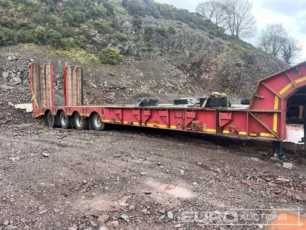Andover 4 Axle Extendable Low Loader Trailer, Twin Rear Steer, Hydraulic Flip Toe Ramps - Sơ mi rơ moóc thùng thấp: hình 2 Andover 4 Axle Extendable Low Loader Trailer, Twin Rear Steer, Hydraulic Flip Toe Ramps - Sơ mi rơ moóc thùng thấp: hình 2