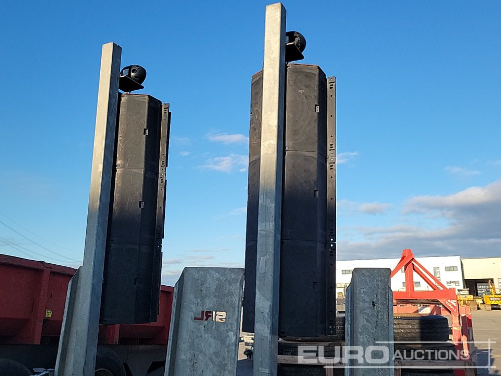 Rơ moóc để vận chuyển thiết bị Bateson Single Axle Trailer, Ramp, 2 Way Traffic Light System: hình 24