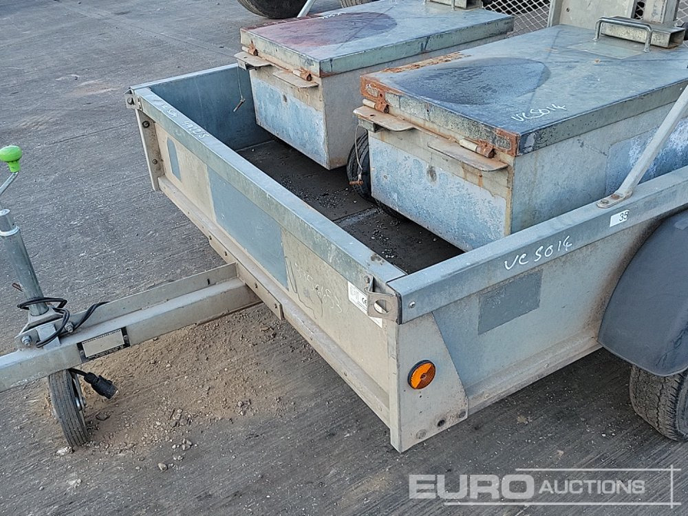 Rơ moóc để vận chuyển thiết bị Bateson Single Axle Trailer, Ramp, 2 Way Traffic Light System: hình 14