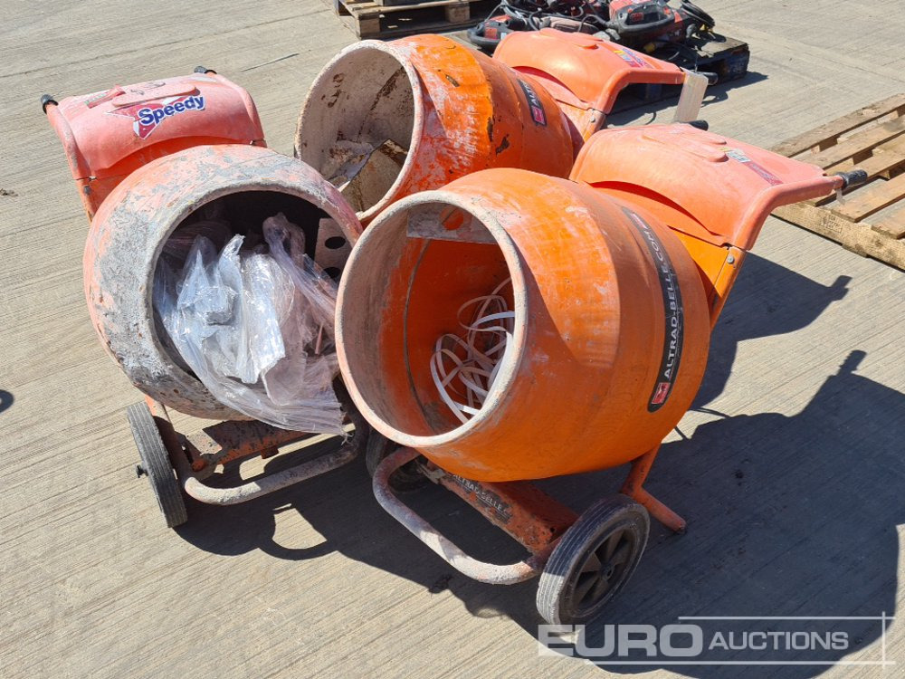 Belle 110Volt Cement Mixer (2 of), Petrol Cement Mixer, Honda Engine - Máy trộn bê tông: hình 1 Belle 110Volt Cement Mixer (2 of), Petrol Cement Mixer, Honda Engine - Máy trộn bê tông: hình 1