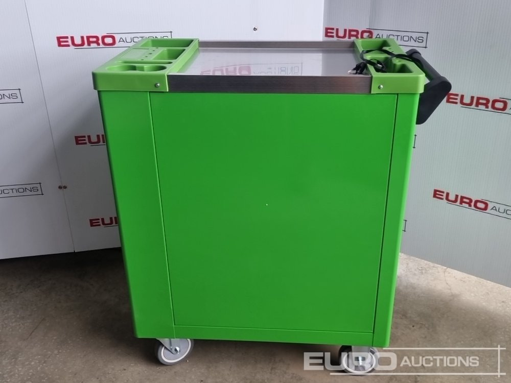 Boss Wheeled Tool Cart with 258pc Tools (Green) - Trang thiết bị xưởng: hình 4 Boss Wheeled Tool Cart with 258pc Tools (Green) - Trang thiết bị xưởng: hình 4